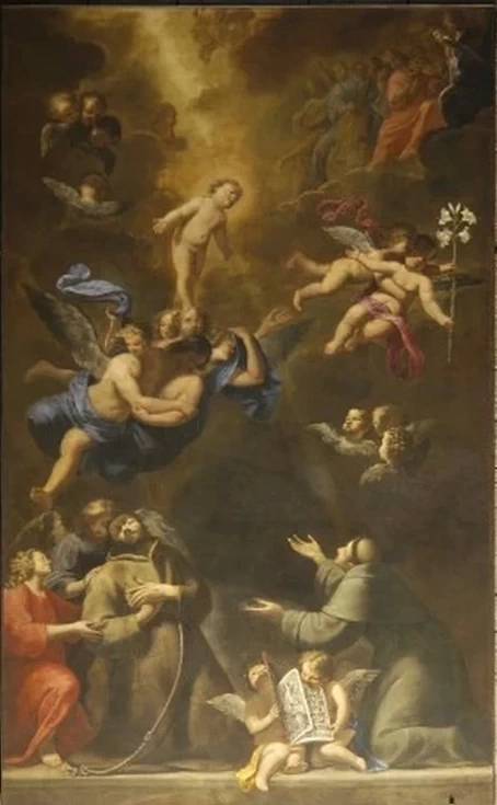 Apparizione del Bambino a S. Antonio e estasi di san Francesco
